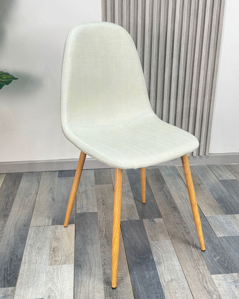 PACK 6 SILLA DE COMEDOR TRENDYTOP LINO ACOLCHADA BLANCO HUESO - 4