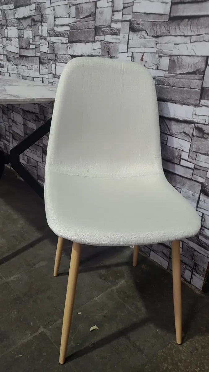 PACK 6 SILLA DE COMEDOR TRENDYTOP LINO ACOLCHADA BLANCO HUESO - 7