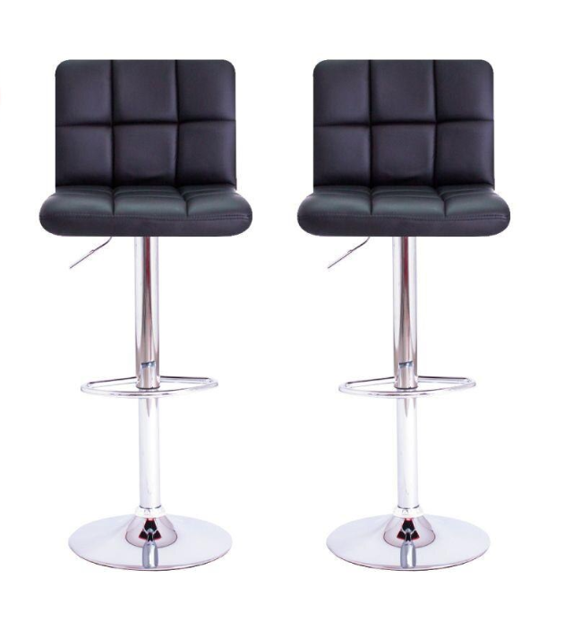 PACK HABITA2 NEGRO 2 SILLA DE BAR TIANA AJUSTABLE - 1