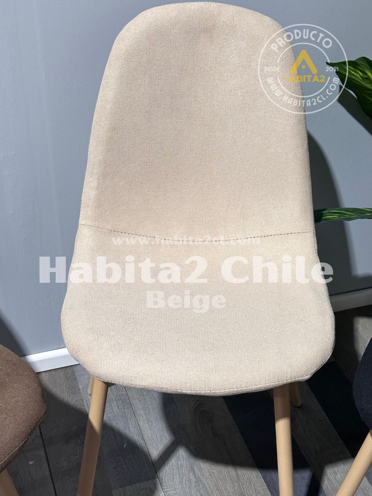 PACK 6 SILLA DE COMEDOR TRENDYTOP LINO ACOLCHADA BEIGE - 4