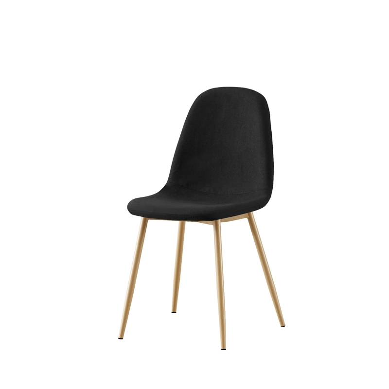 SILLA DE COMEDOR TRENDYTOP LINO ACOLCHADA - NEGRO - 1