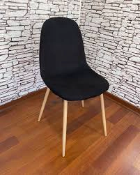 SILLA DE COMEDOR TRENDYTOP LINO ACOLCHADA - NEGRO - 4