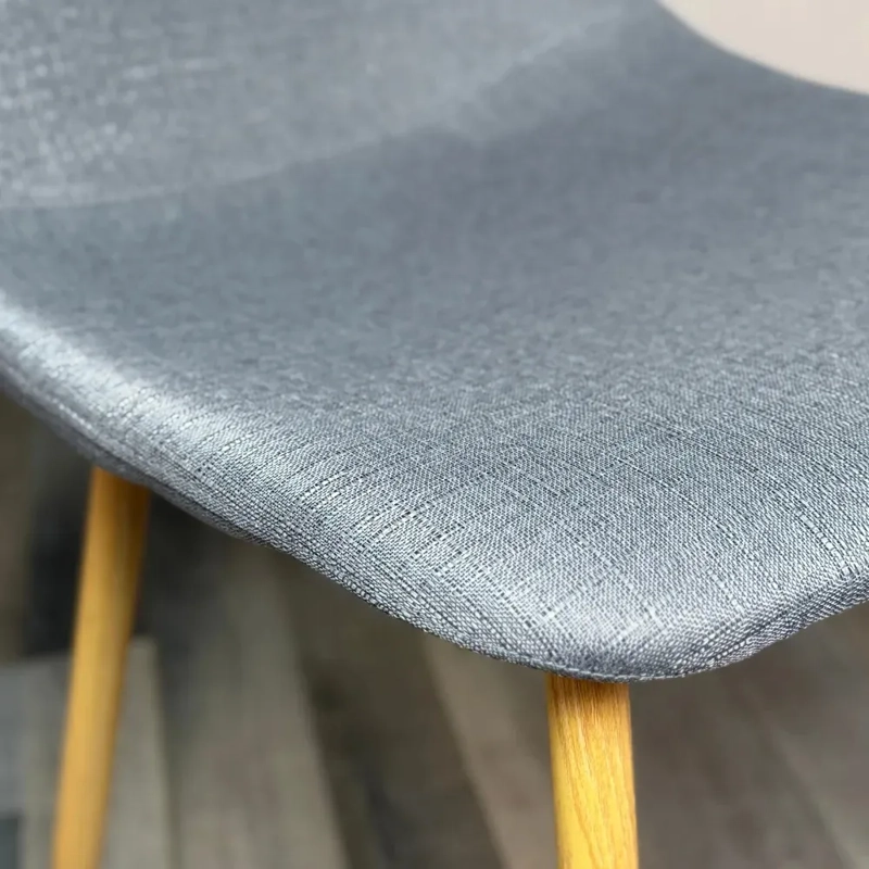 PACK 2 SILLA DE COMEDOR TRENDYTOP LINO ACOLCHADA - GRIS - 7