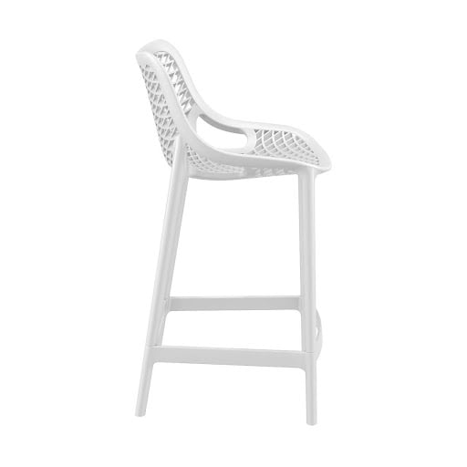 PACK 2 TABURETE DE BAR TERRAZA 75 CM CITY POLIPROPILENO BLANCO - 2