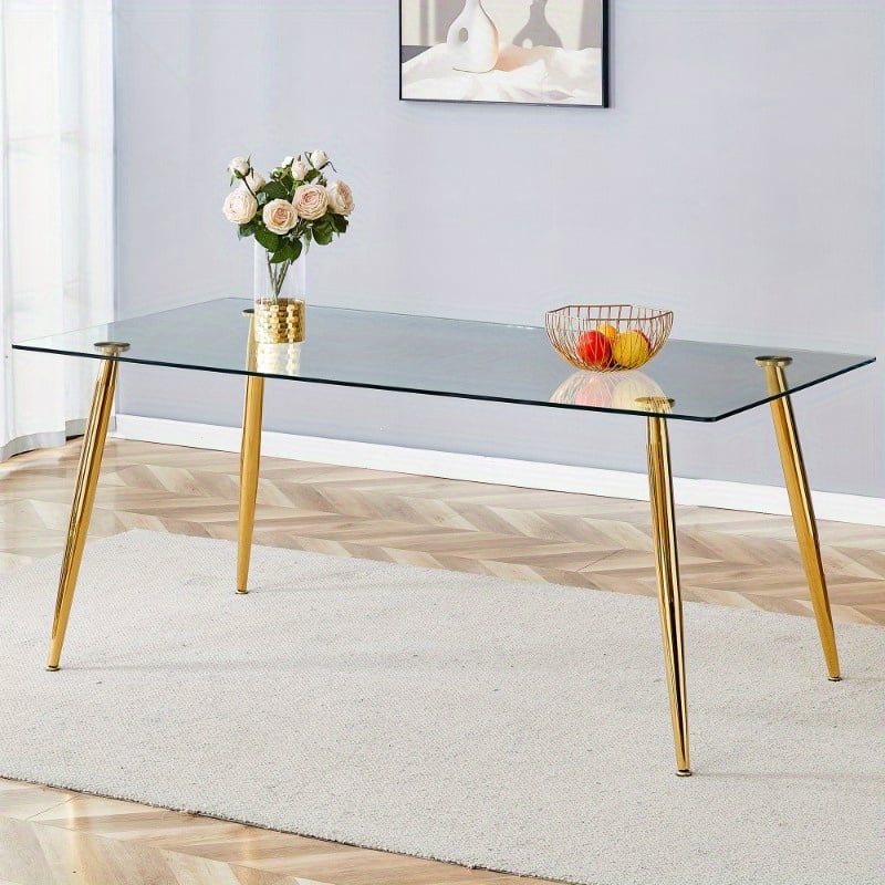 MESA HABITA2 PRINCE GOLD 160X80 ACERO - 4
