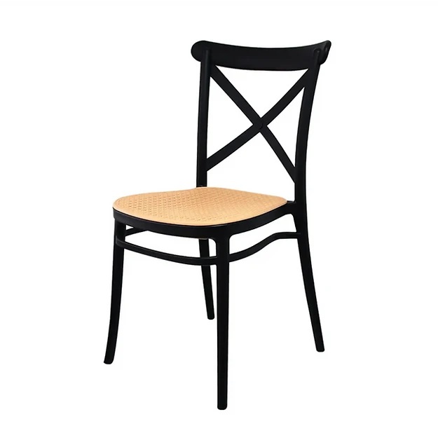 SILLA HABITA2 NEGRO CROSSBACK POLIPROPILENO TOP - 1