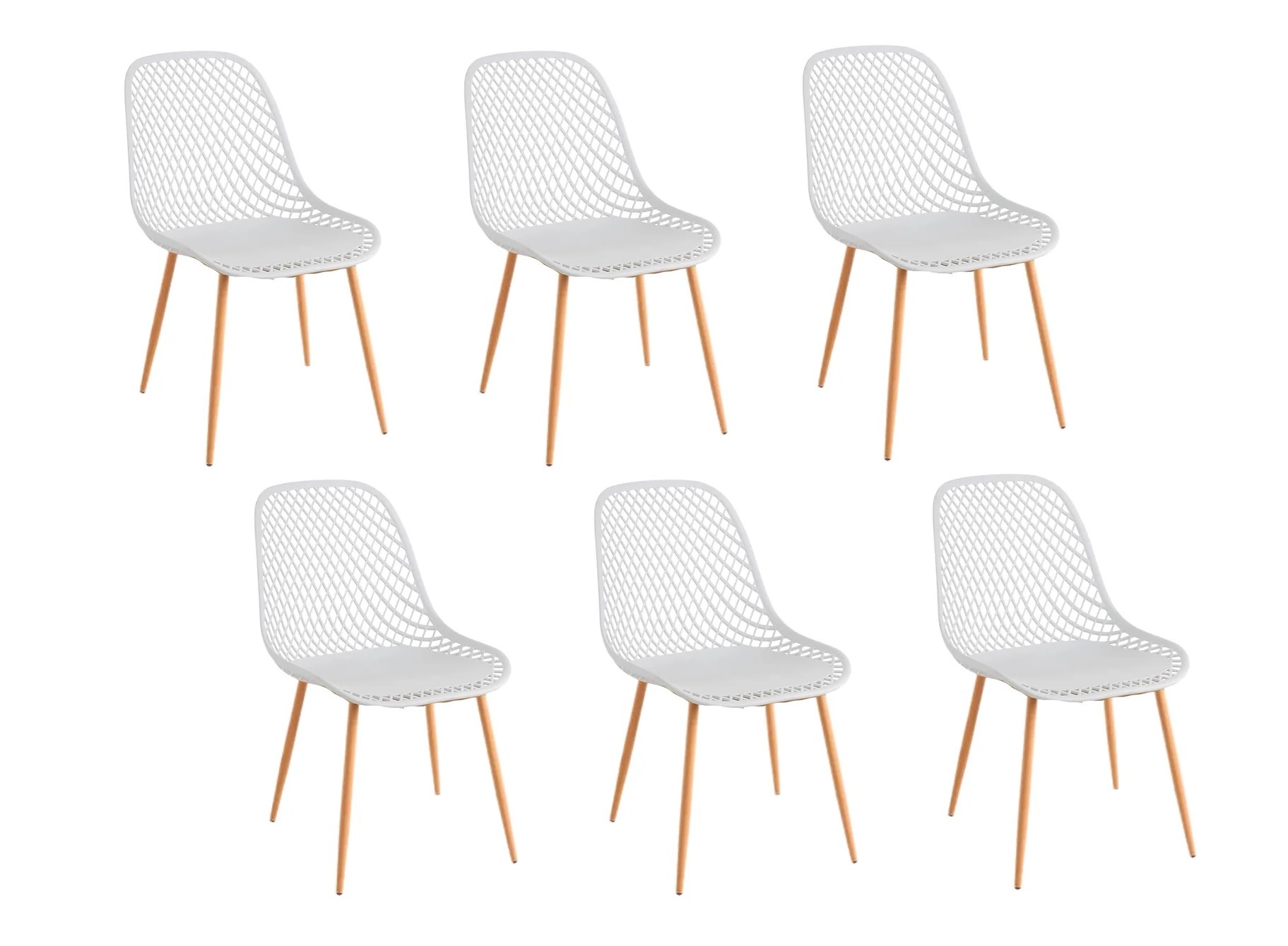 PACK HABITA2 BLANCO 6 SILLA PANAL - 1