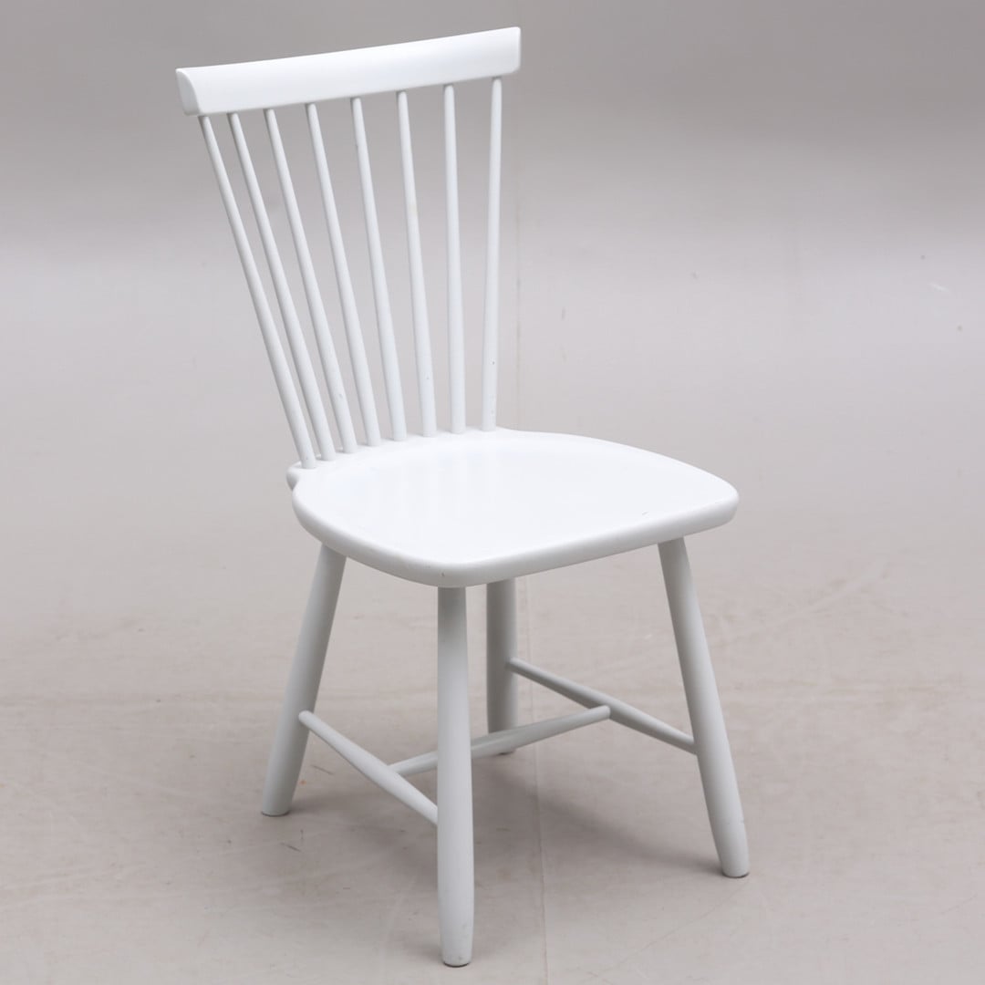 SILLA DE COMEDOR HABITA2 MADERA BLANCO WINDSOR - 1