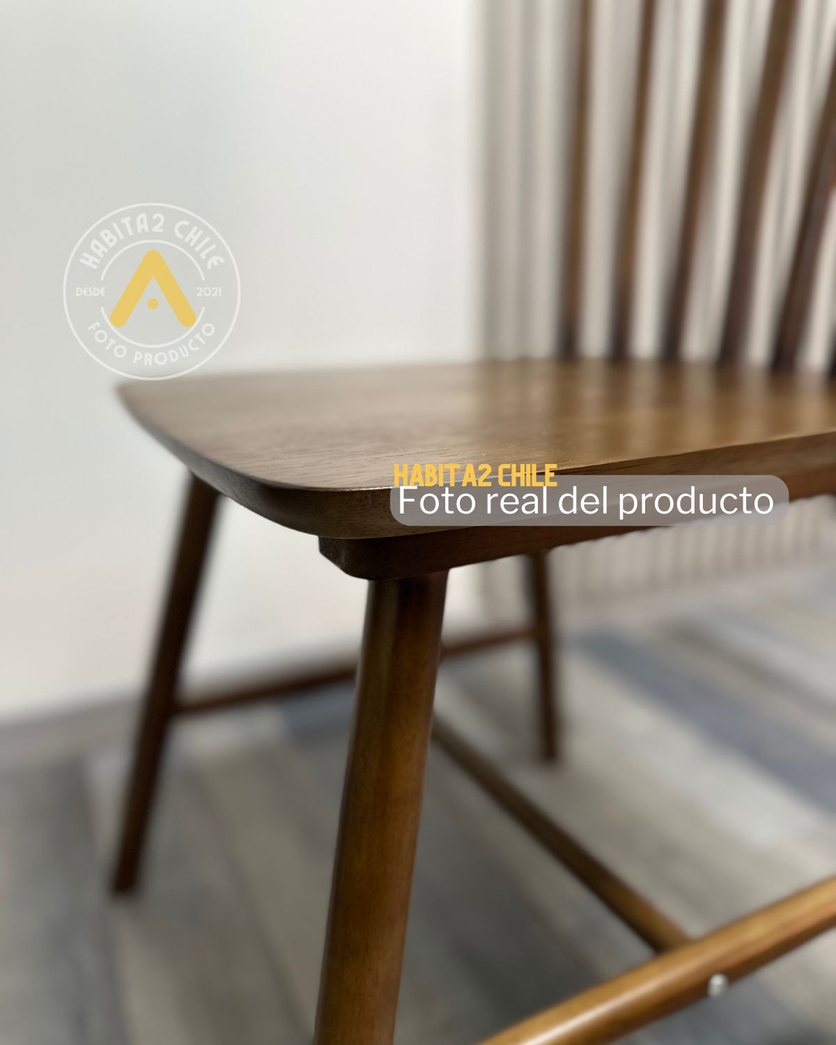 SILLA COMEDOR HABITA2 MADERA CAFÉ WINDSOR - 2