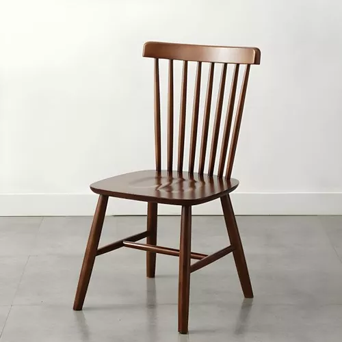 PACK HABITA2 MADERA CAFÉ 2 SILLA COMEDOR WINDSOR - 2