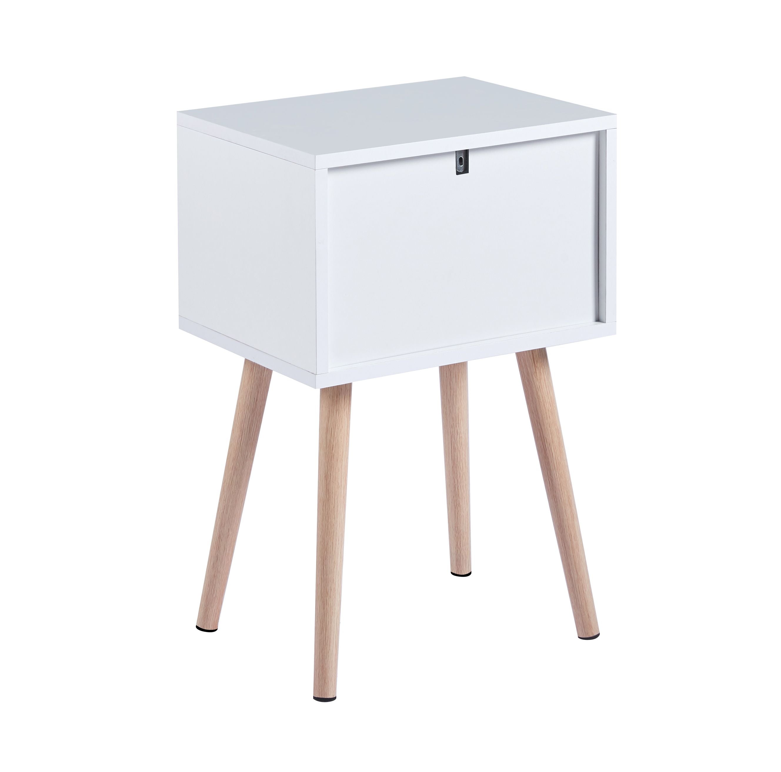 PACK 2 VELADORES O MESAS DE NOCHE EAMES TWIN BLANCO IDEAL PARA UTILIZAR COMO ORGANIZADOR - 4