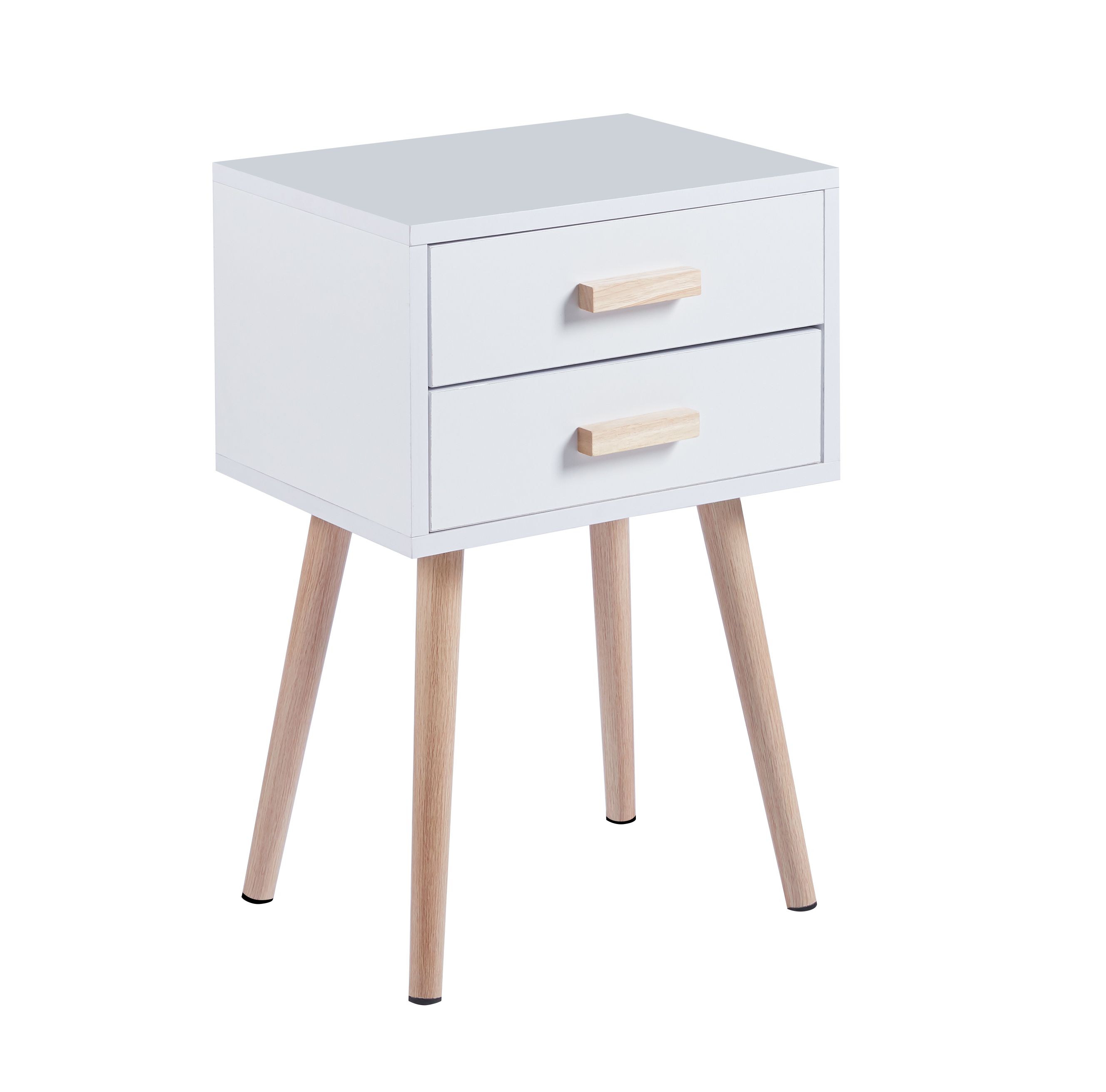 VELADORES O MESAS DE NOCHE EAMES TWIN BLANCO IDEAL PARA UTILIZAR COMO ORGANIZADOR - 1