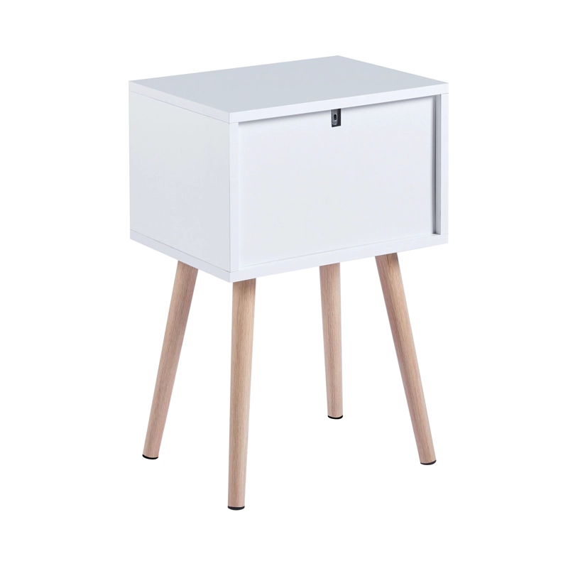 VELADORES O MESAS DE NOCHE EAMES TWIN BLANCO IDEAL PARA UTILIZAR COMO ORGANIZADOR - 3