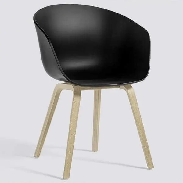 BUTACA SITIAL SERENITY PARA LIVING O TERRAZA POLIPROPILENO RESISTENTE - NEGRO - 5