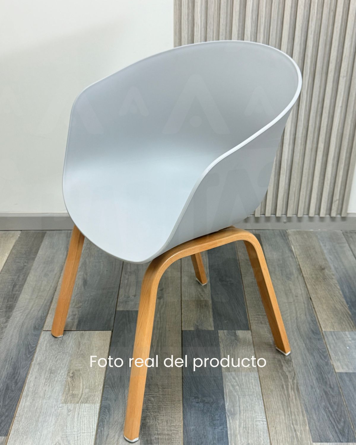 BUTACA SITIAL SERENITY PARA LIVING O TERRAZA POLIPROPILENO RESISTENTE - GRIS - 3