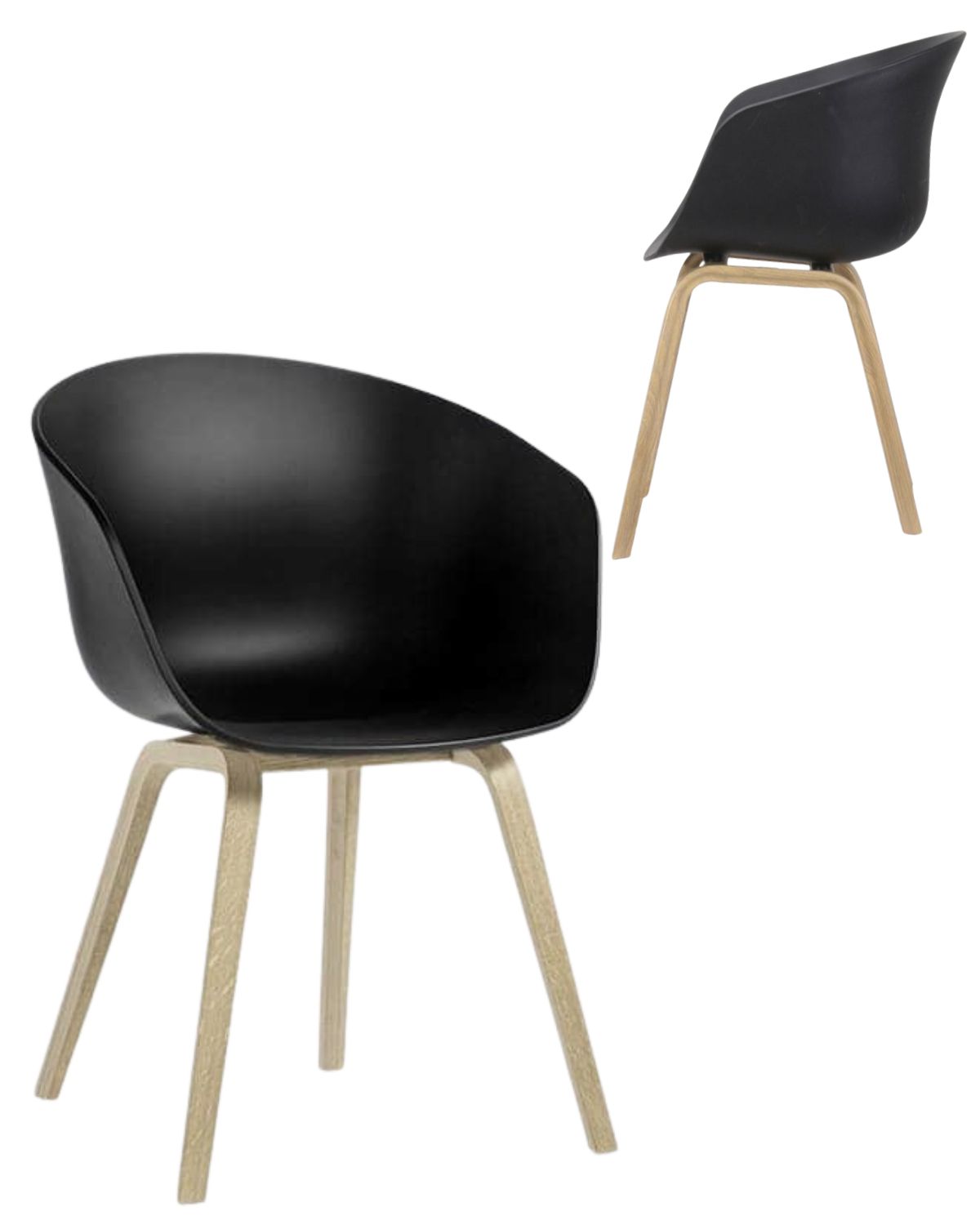 PACK 2 SITIAL SERENITY PARA LIVING O TERRAZA POLIPROPILENO - NEGRO - 1