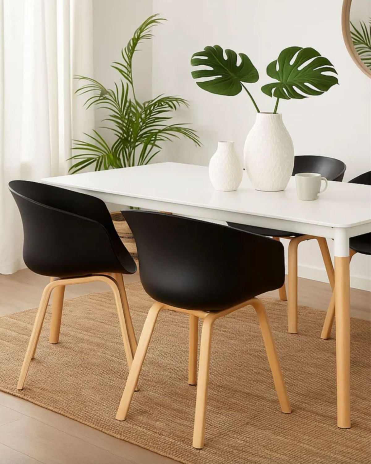 PACK 2 SITIAL SERENITY PARA LIVING O TERRAZA POLIPROPILENO - NEGRO - 2