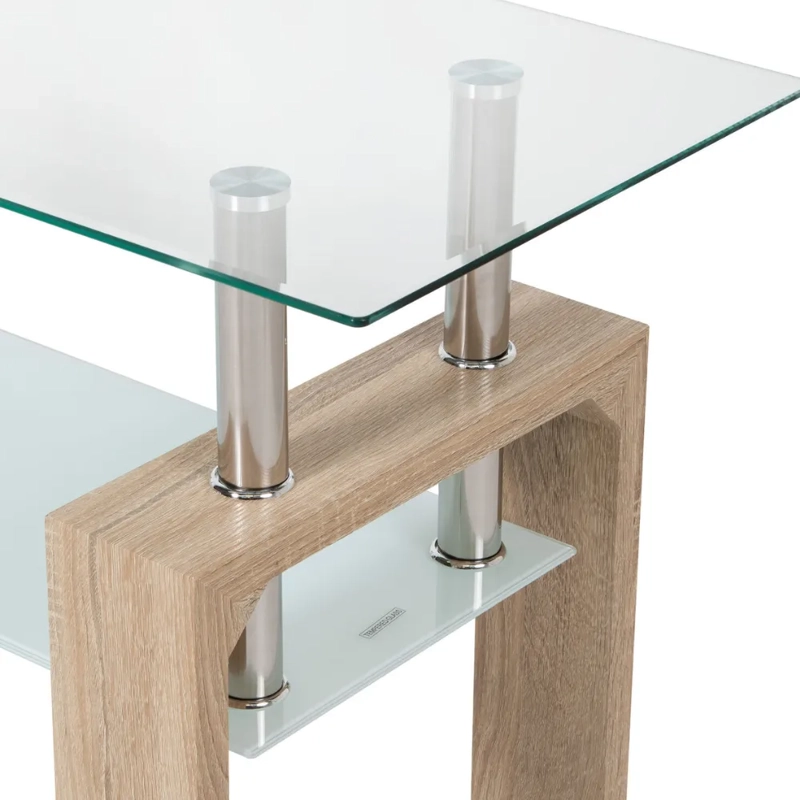 ARRIMO RECTANGULAR DE VIDRIO NATURAL - 5