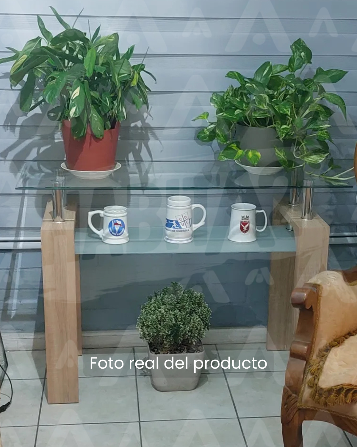 ARRIMO RECTANGULAR DE VIDRIO NATURAL - 5