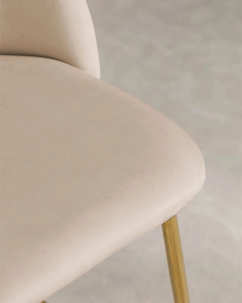 PACK 4 TABURETES DE BAR SILLAS 66 CM DELUXE - BEIGE - 5