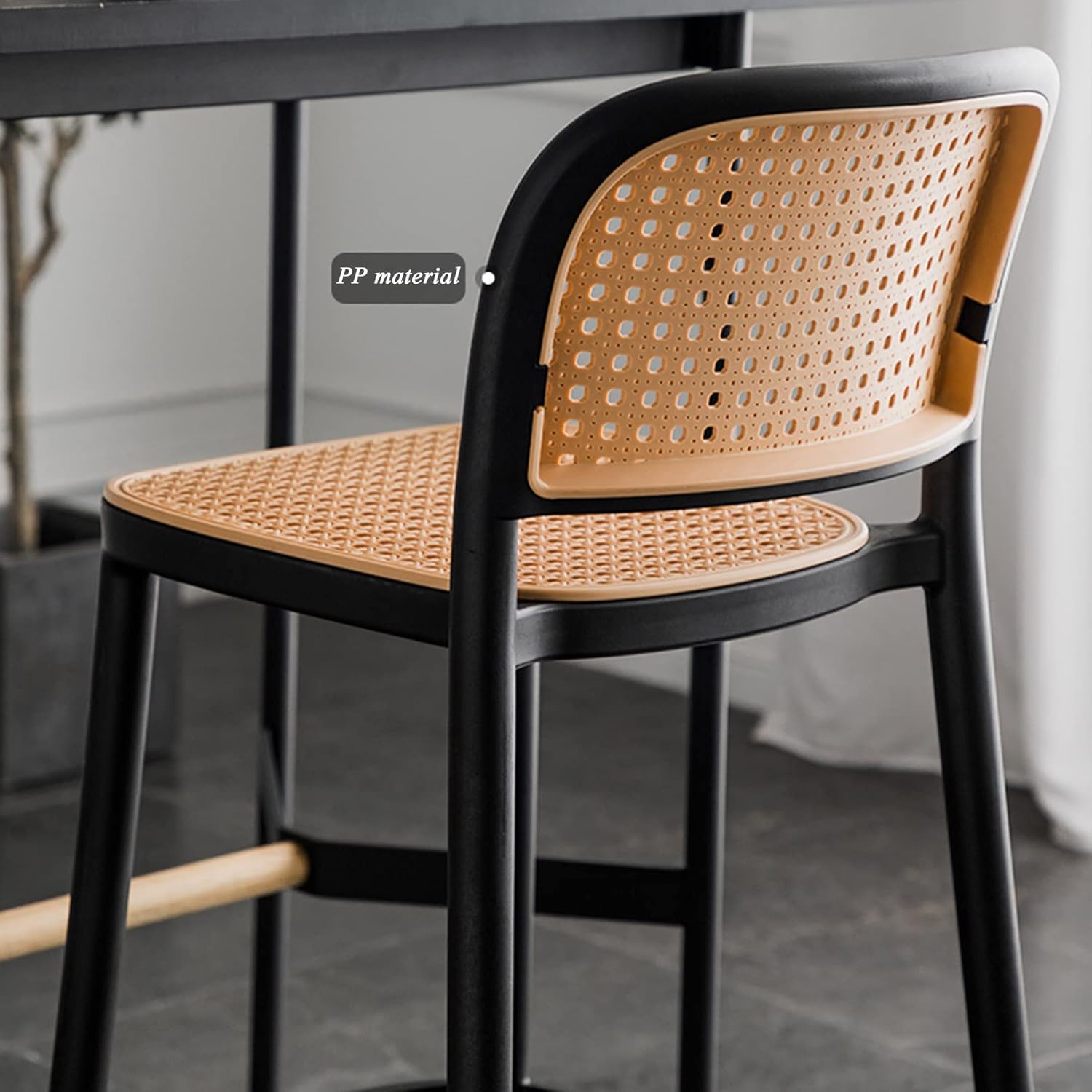 TABURETE PARA BAR 66 CM URBAN - NEGRO - 3