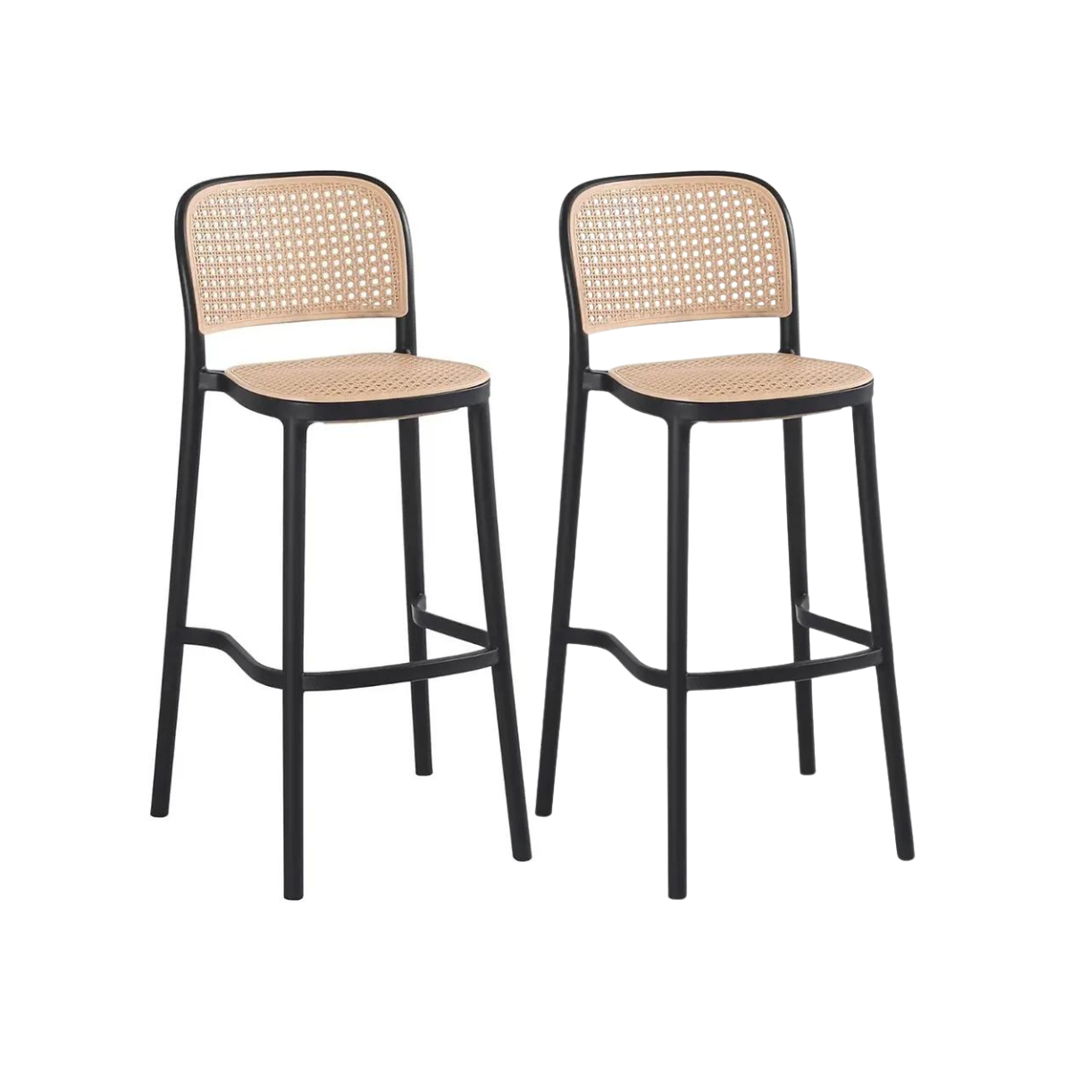 TABURETE PARA BAR 66 CM 2 UNIDADES URBAN - NEGRO - 5