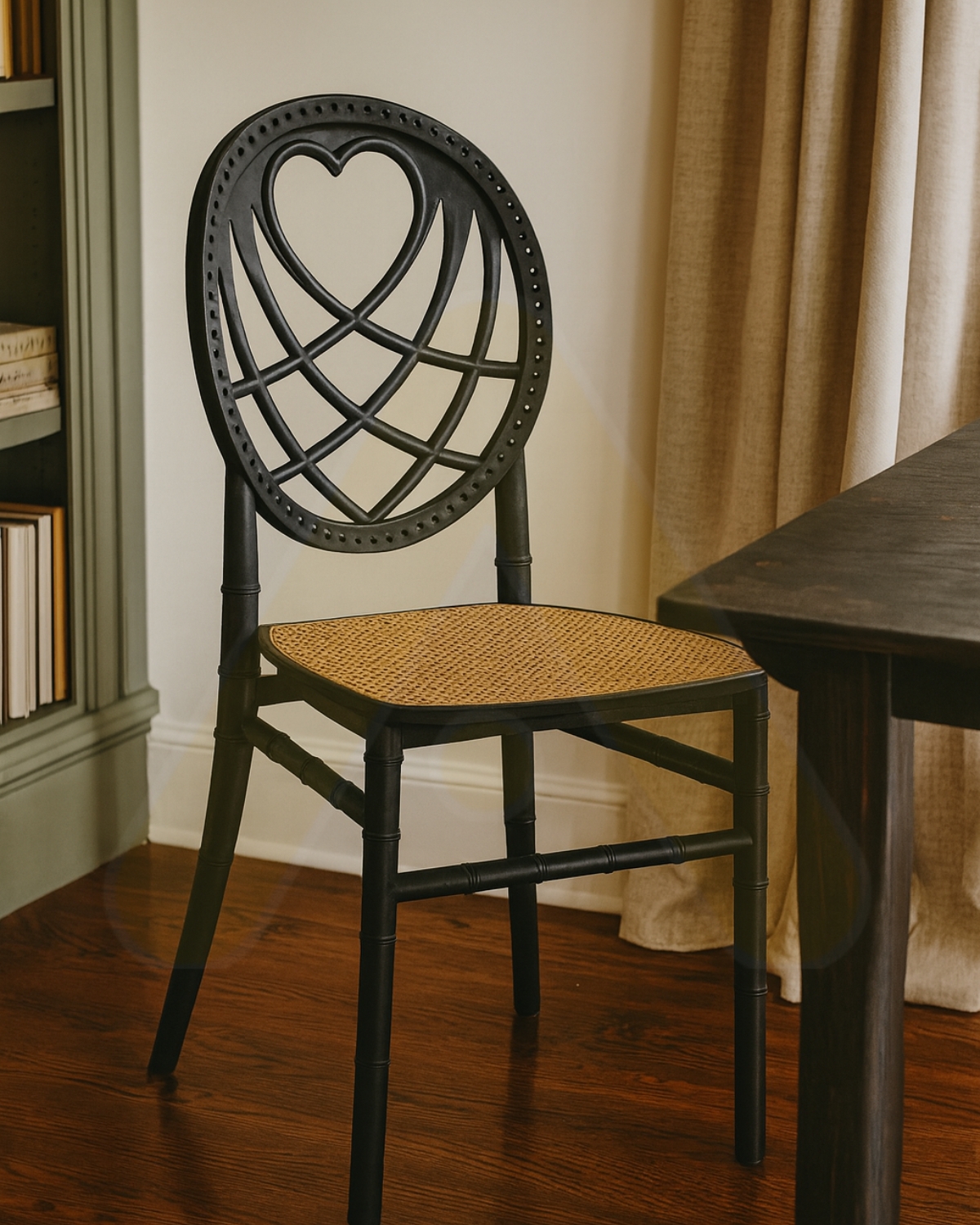 SILLA PARA TERRAZA O LIVING AMORE NEGRO - 2 UNIDADES - 2