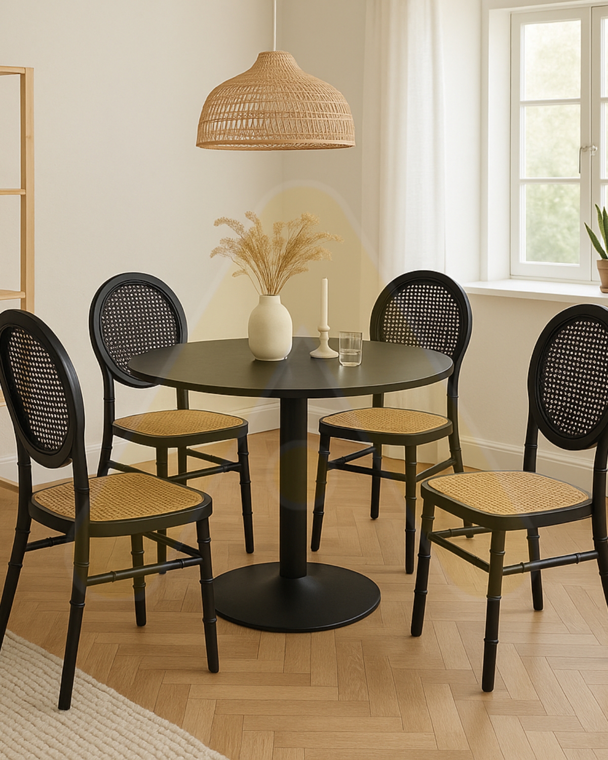 SILLA APILABLE MOODY PARA EXTERIOR QUINCHO O LIVING - NEGRO - 2