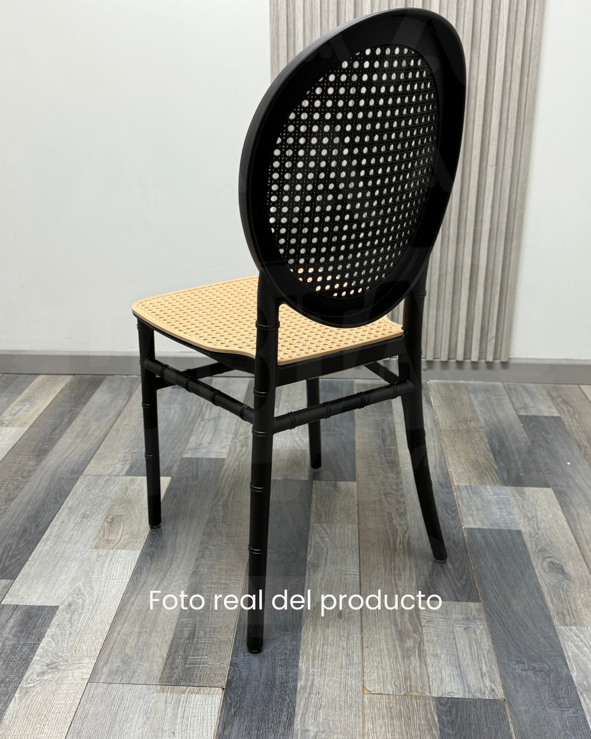 SILLA APILABLE MOODY PARA EXTERIOR QUINCHO O LIVING - NEGRO - 3