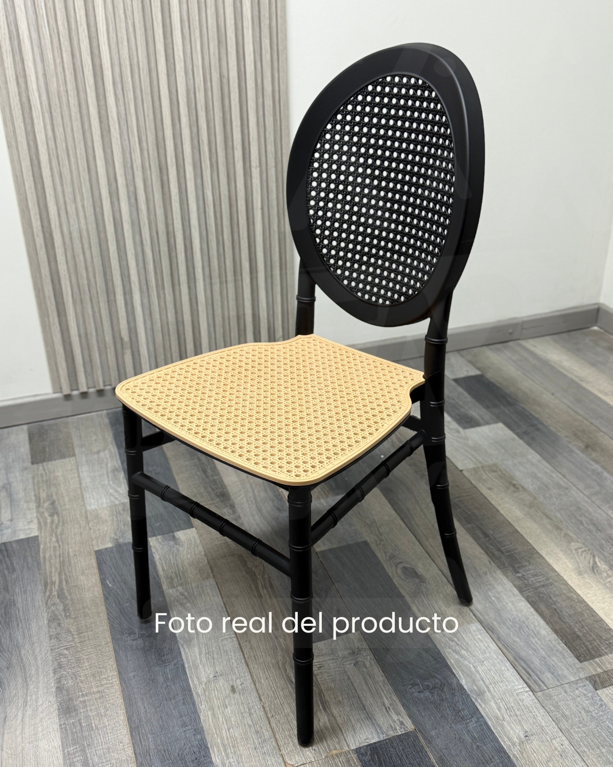 SILLA APILABLE MOODY PARA EXTERIOR QUINCHO O LIVING - NEGRO - 4