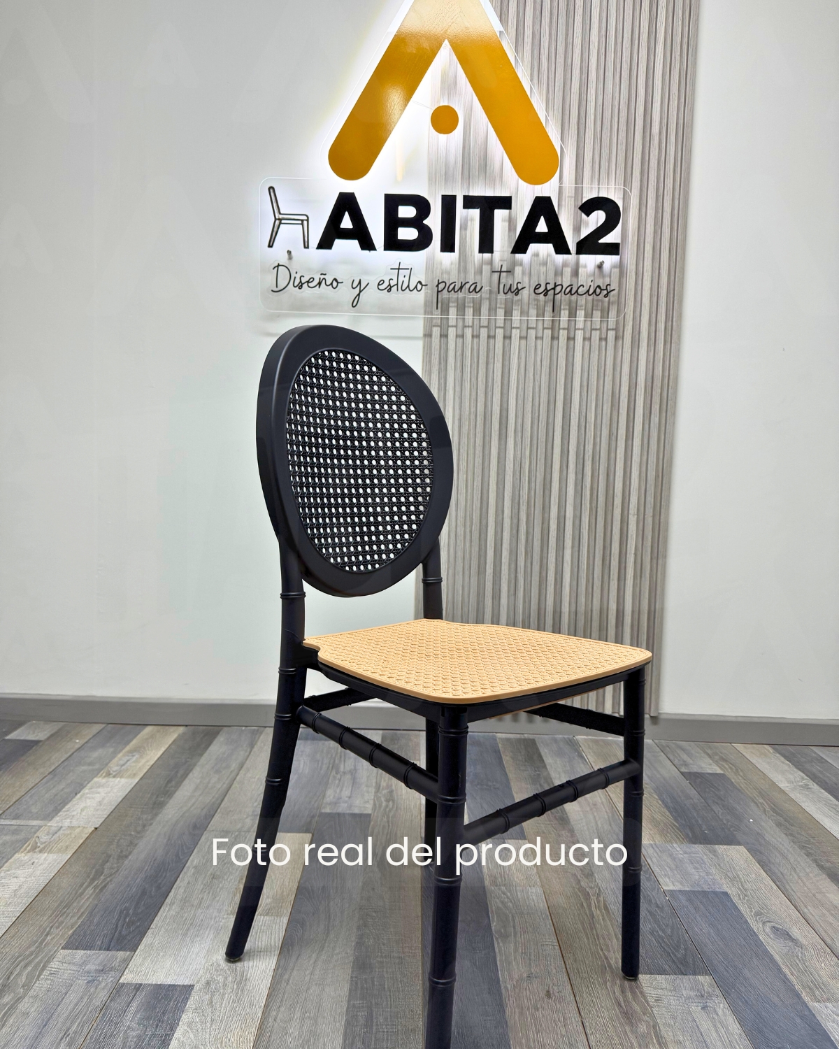 SILLA APILABLE MOODY PARA EXTERIOR QUINCHO O LIVING - NEGRO - 5