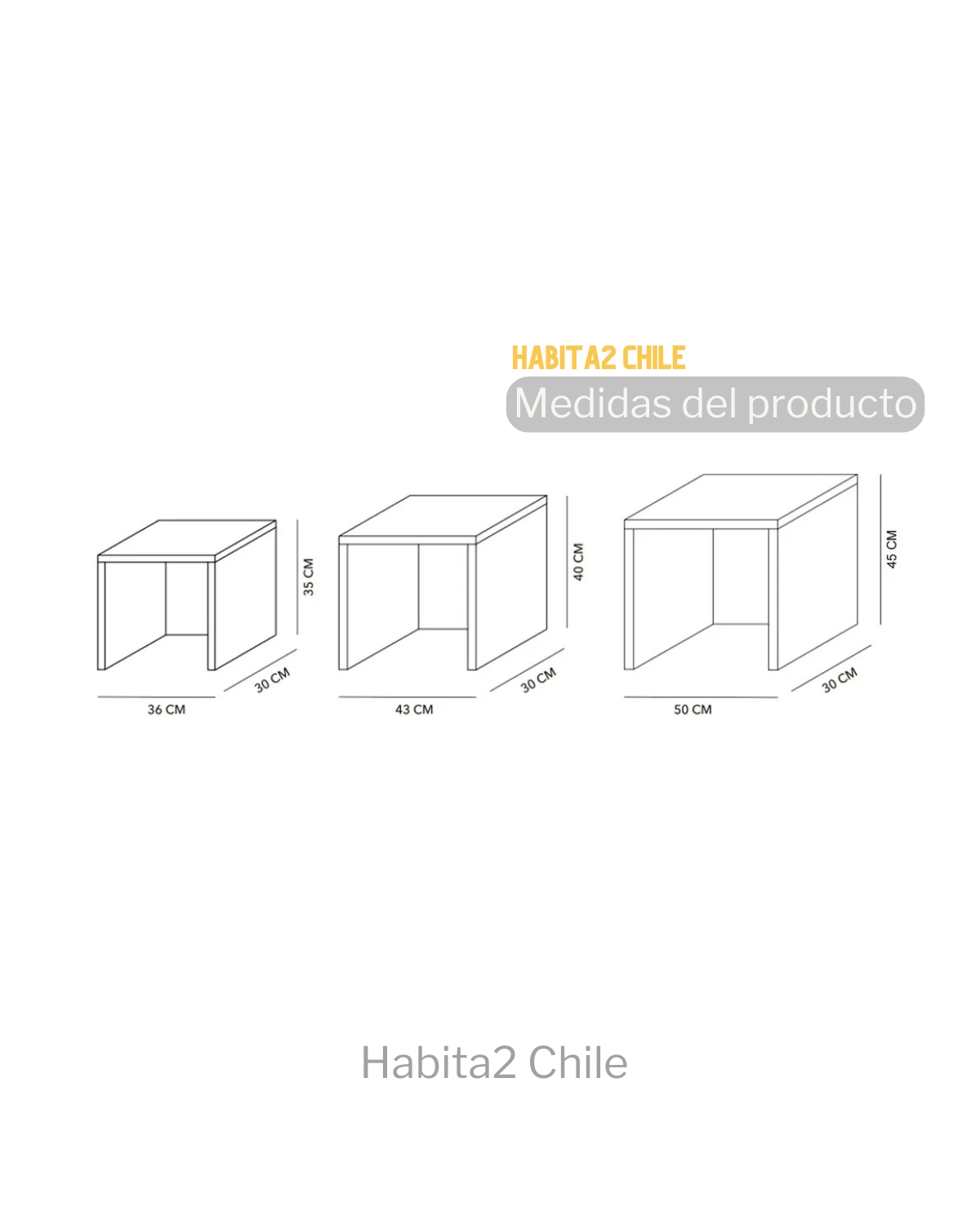 SET MESAS DE CENTRO COLOR ARENA MINIMALISTAS - 3 PIEZAS - 3