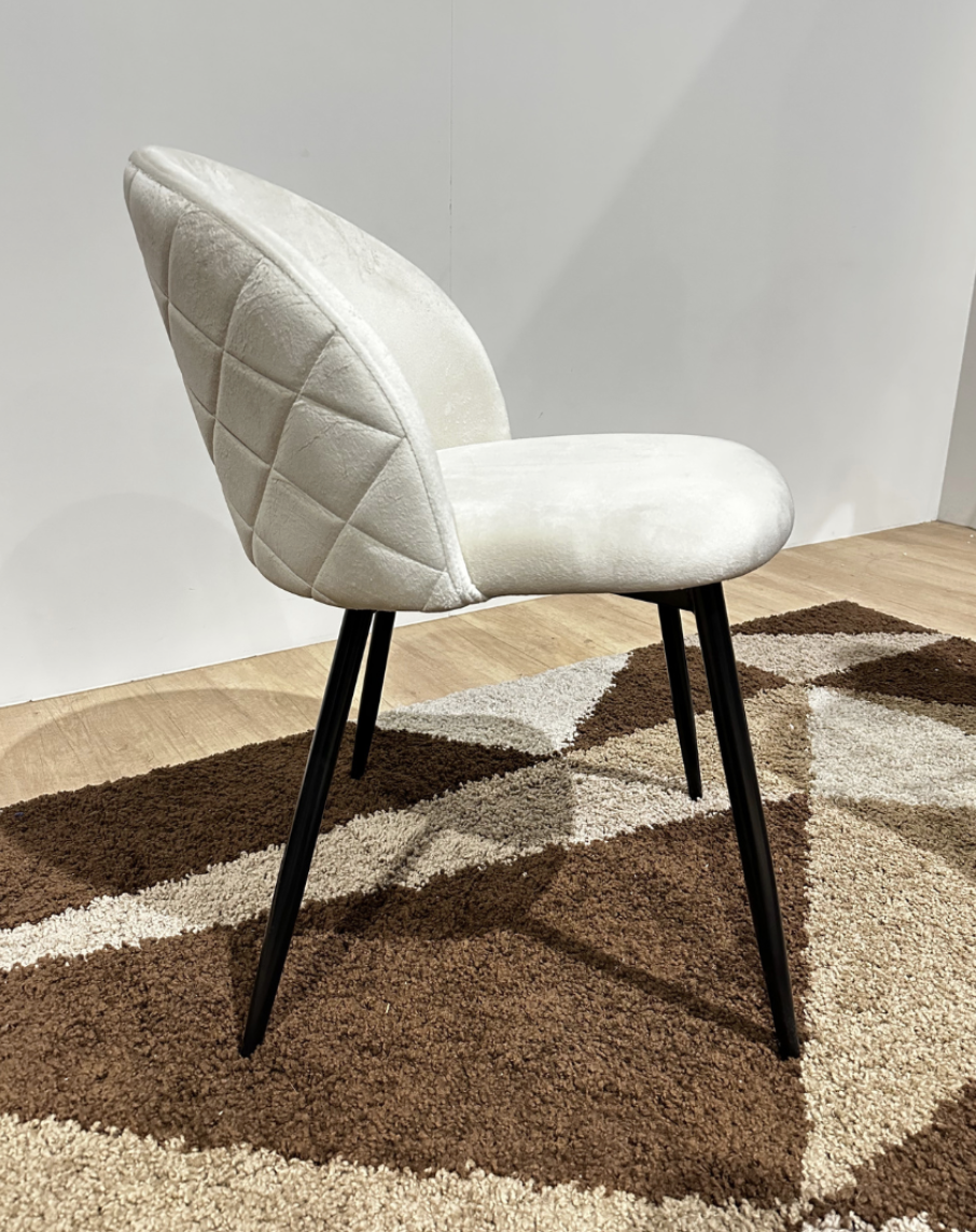 PACK 2 SILLAS NORDIC FELPA BLACK - BEIGE - 4