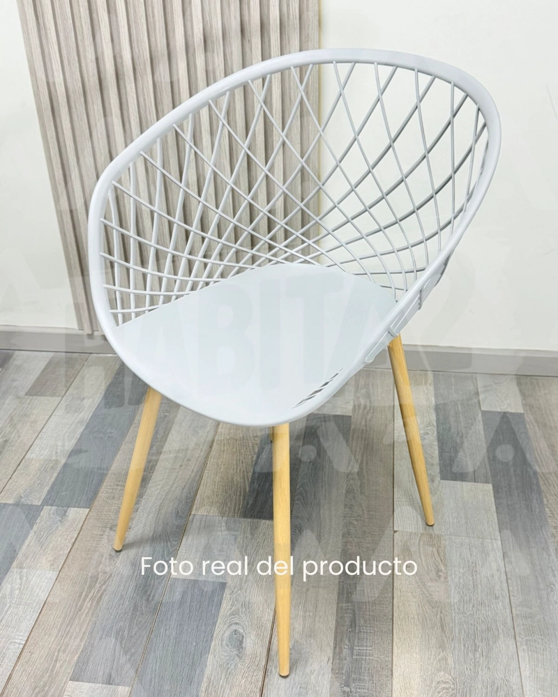 BUTACA PARA LIVING TERRAZA MESH - GRIS - 4