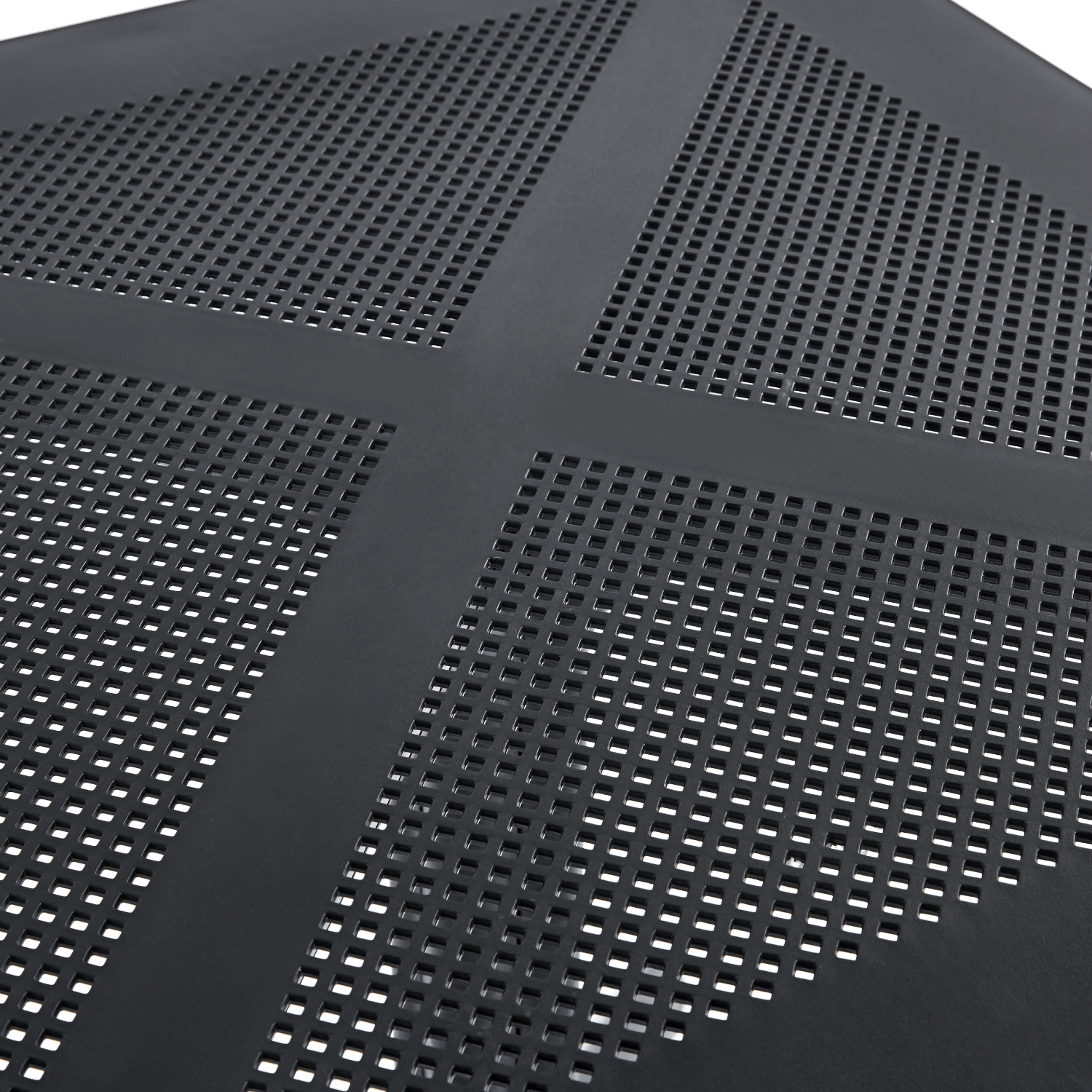 MESA PARA EXTERIOR NEGRA 80X80 POLIPROPILENO - 2