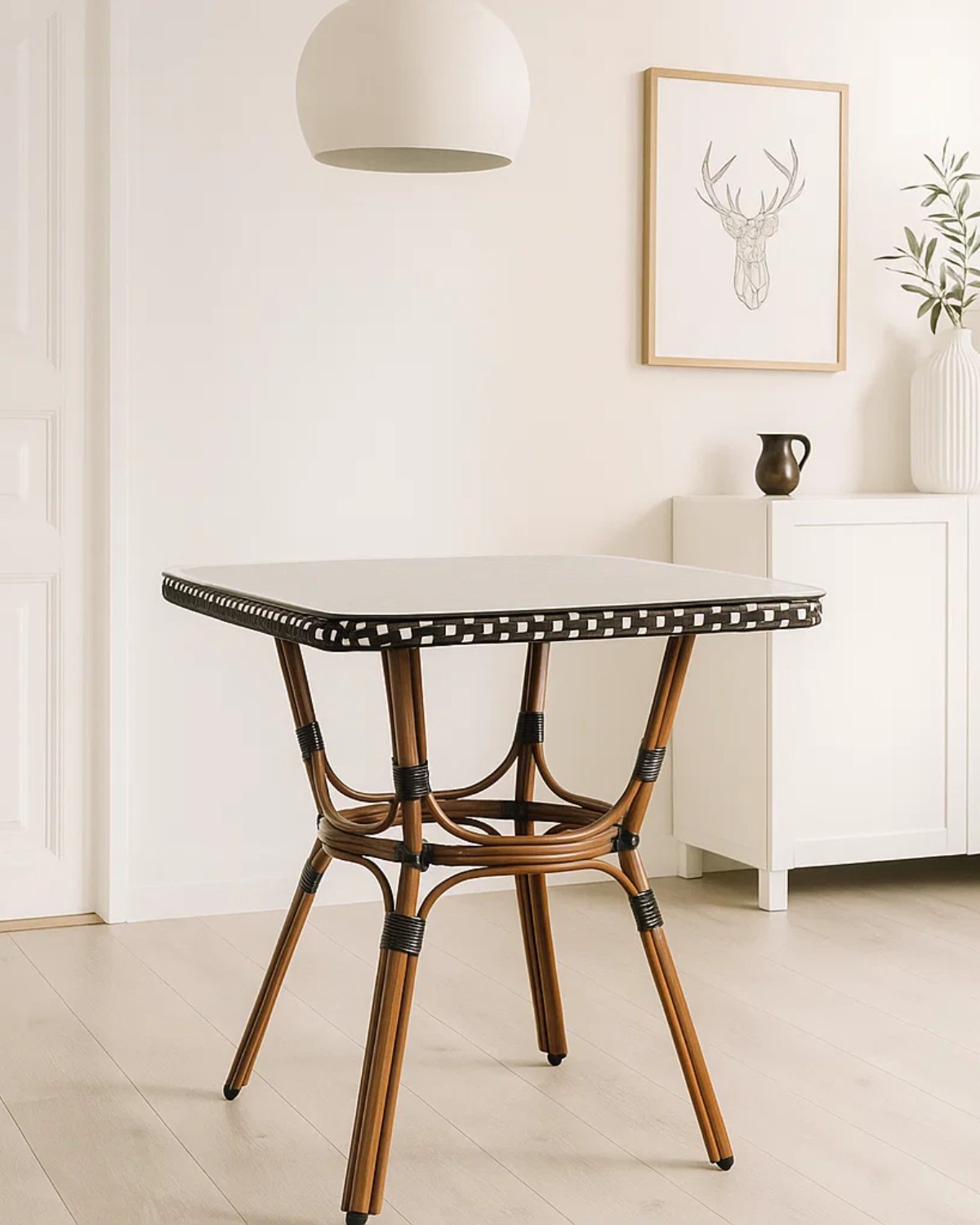 MESA CUADROS 70X70  PARIS RATTAN - 5