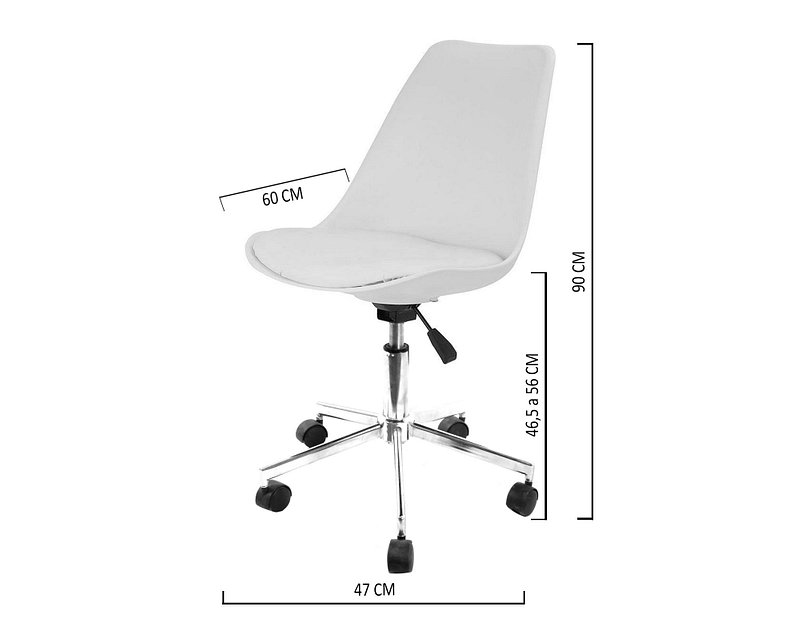 PACK SILLAS TULIP WORK - BLANCO - 2