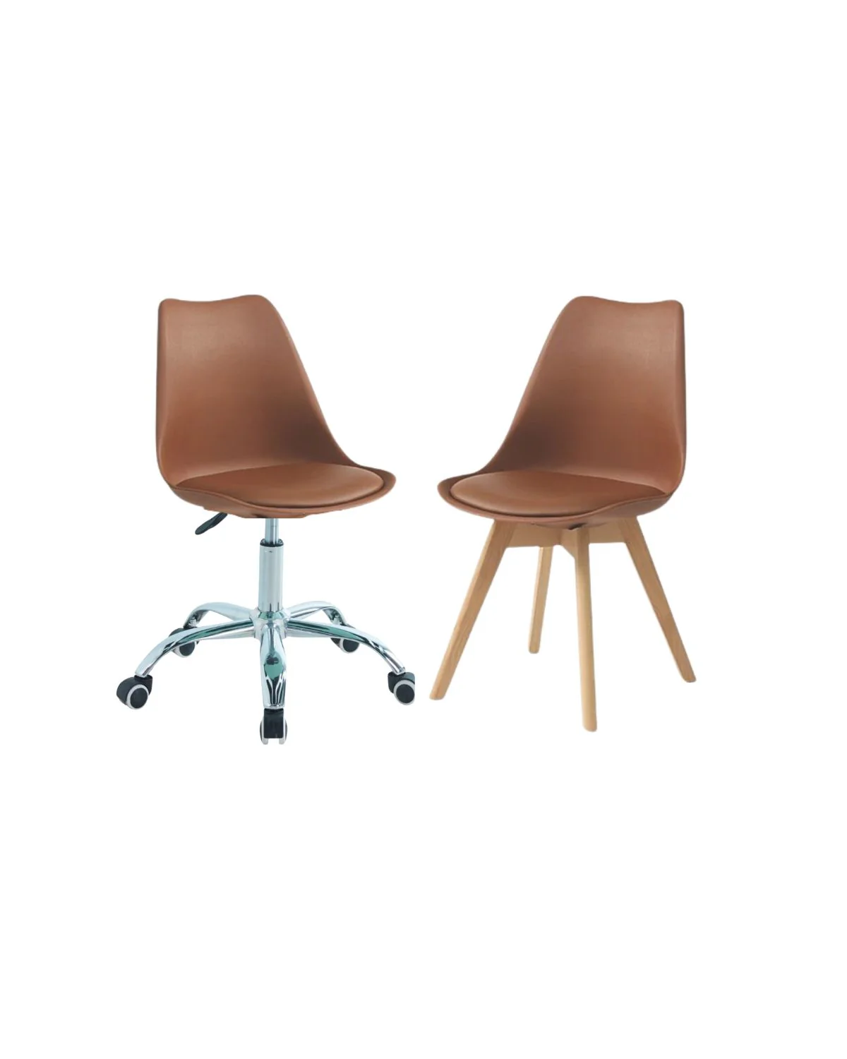 PACK SILLAS TULIP WORK - CAFE - 1
