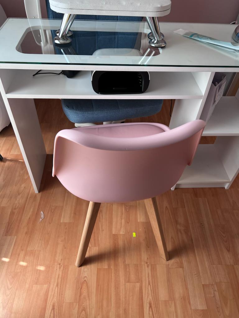 PACK SILLAS TULIP WORK - ROSADO - 4