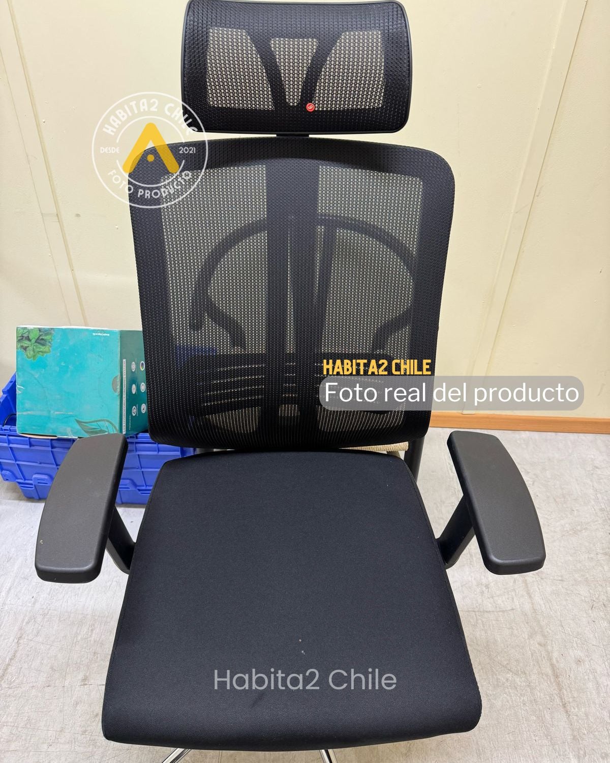 SILLA OFICINA NEGRA ESCRITORIO MESH ERGONOMICA - 6
