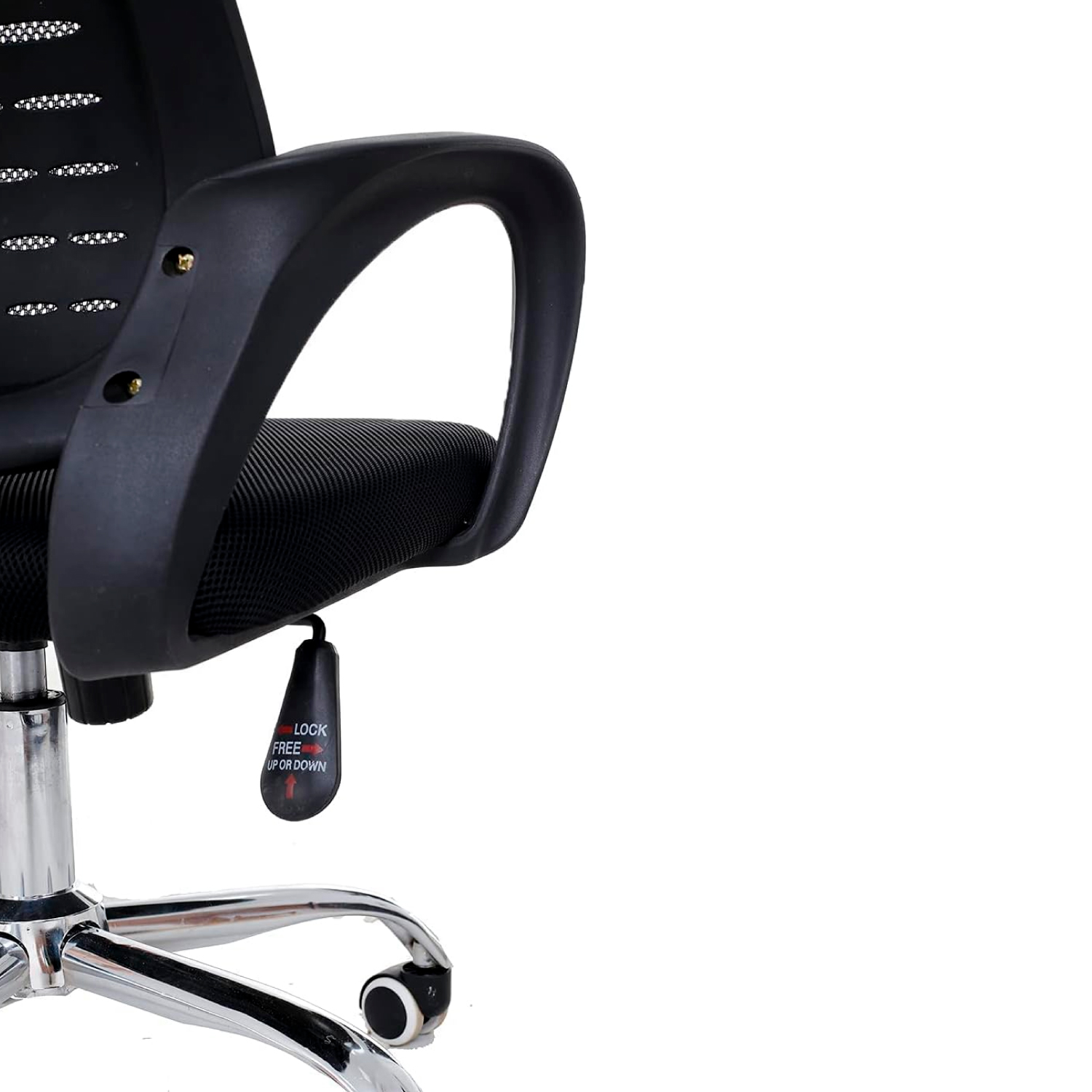 SILLA ERGONIMICA DE OFICINA LINA - NEGRO - 4
