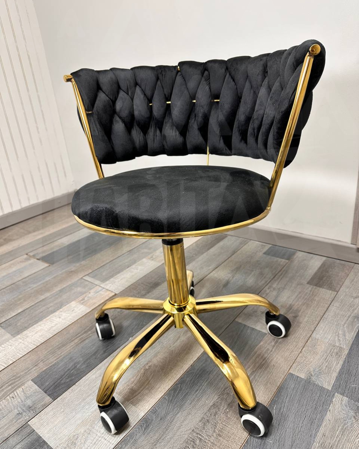 SILLA GIRATORIA QUEEN LITE DE ESCRITORIO - NEGRO - 2