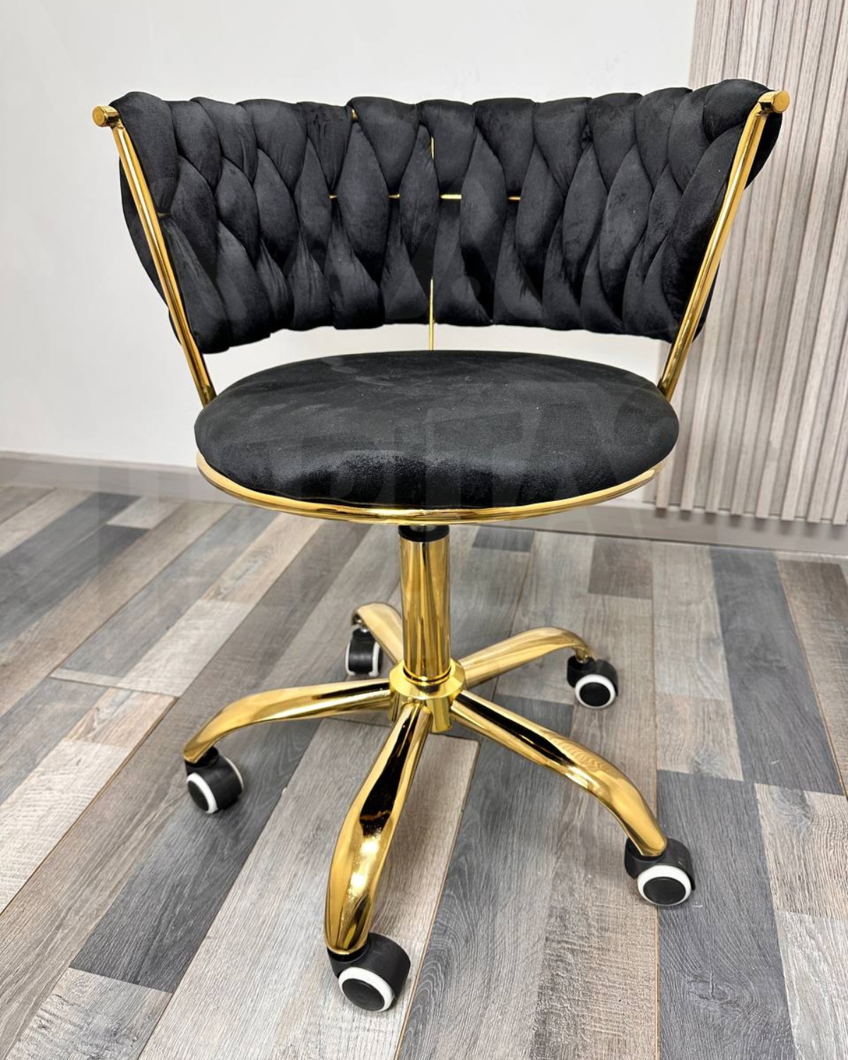 SILLA GIRATORIA QUEEN LITE DE ESCRITORIO - NEGRO - 4