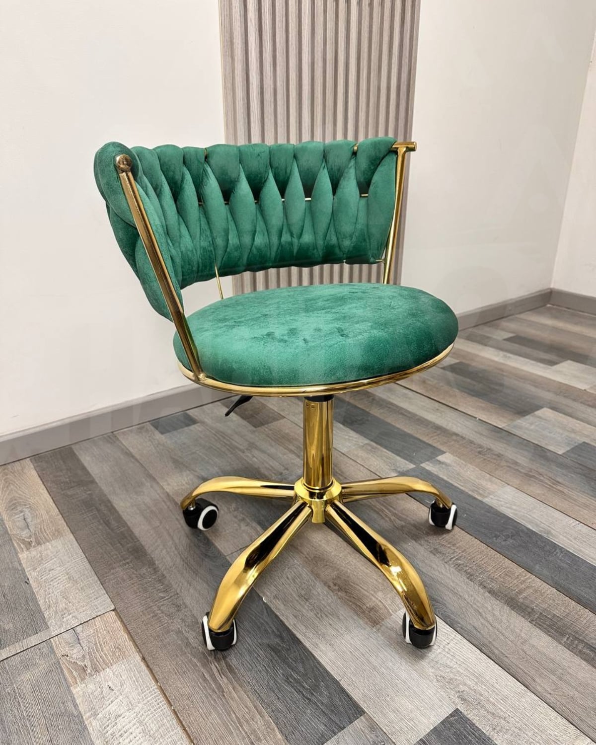SILLA GIRATORIA QUEEN LITE DE ESCRITORIO - VERDE - 3