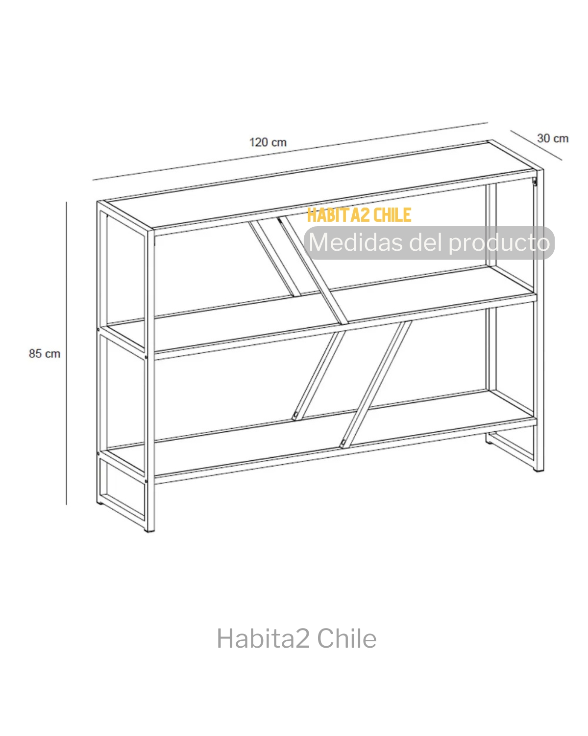 ARRIMO 120 CM REPISAS APENINO INDUSTRIAL - 3