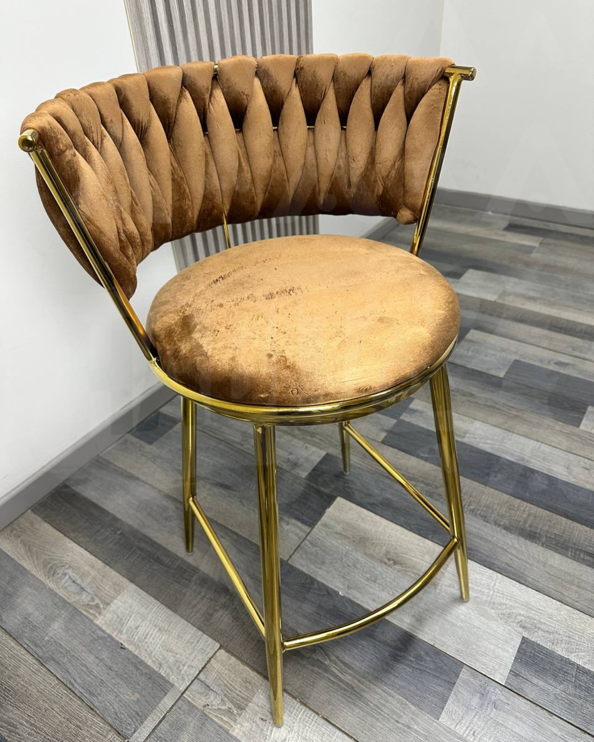 PACK 2 SILLA DE BAR QUEEN 66CM FIJO - MARRON - 4