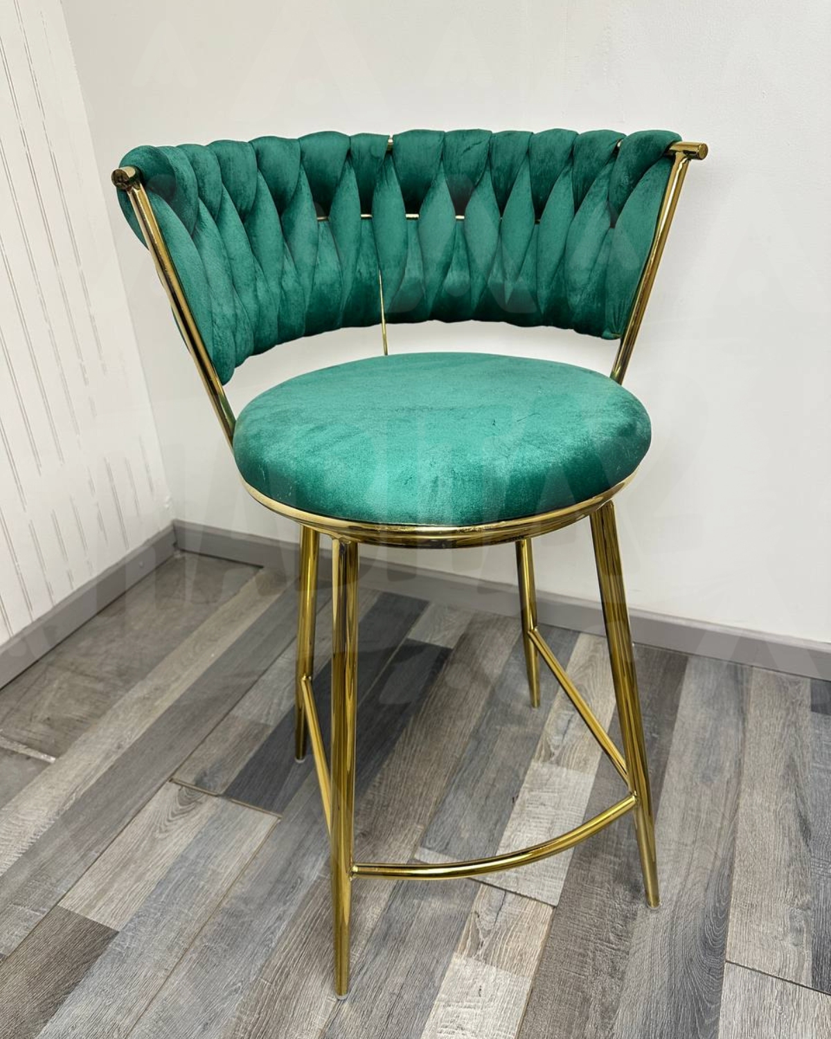 PACK 2 SILLA DE BAR QUEEN 66CM FIJO - VERDE - 2