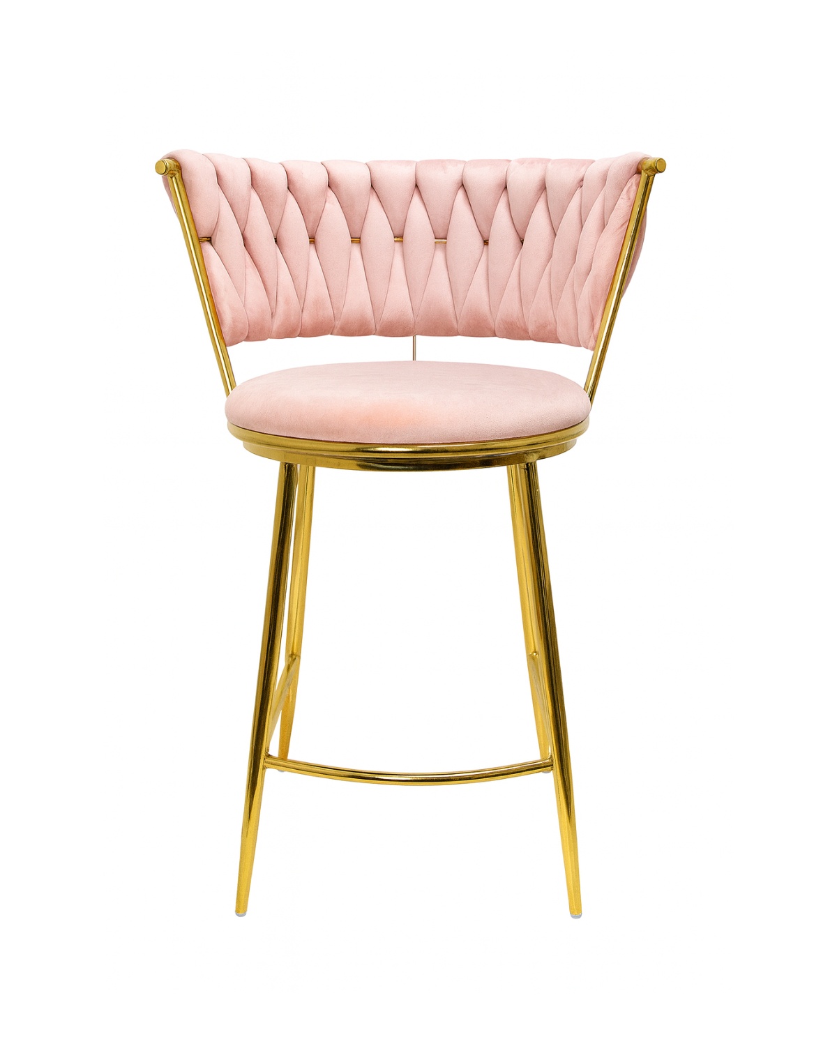 SILLA DE BAR QUEEN 66CM FIJO - ROSA - 1