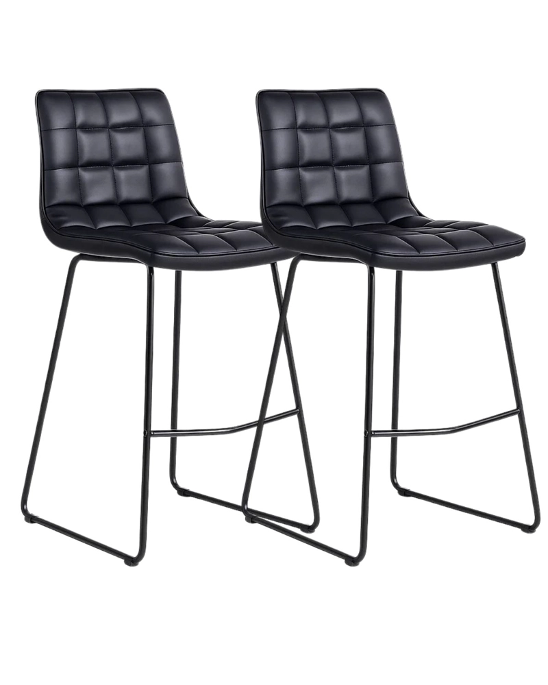 TABURETES 65 CM CUERO BLACKY - 2 UNID - 1