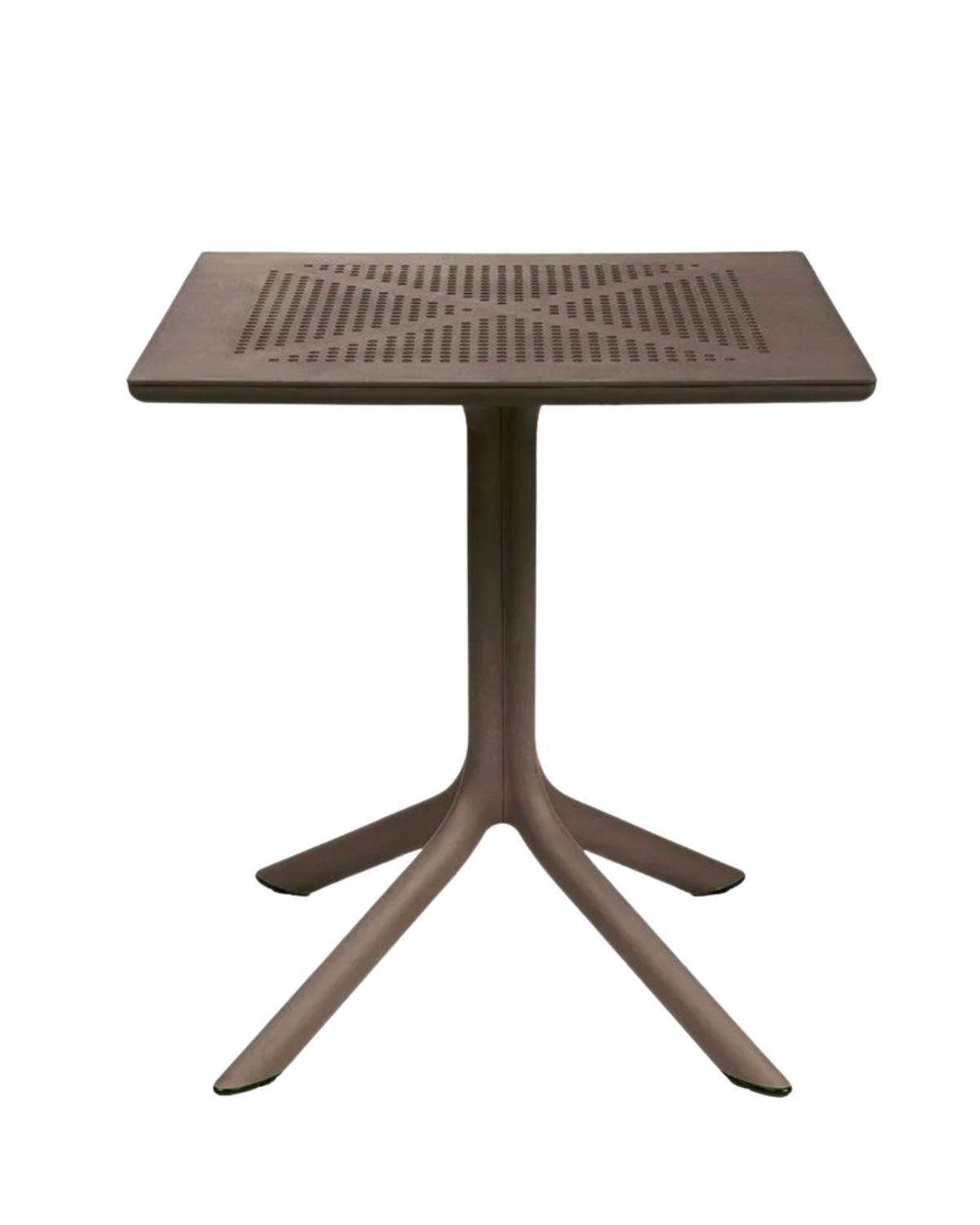 MESA PARA EXTERIOR 80X80 POLIPROPILENO - CAFE - 3